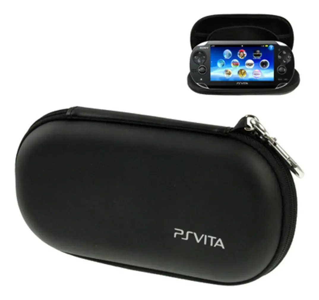 Case PS Vita Preto Proteção Anti Impacto para Console Sony PSVita