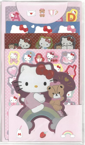 Hello Kitty Sanrio Stickers Calcomanias Kawaii Sobre
