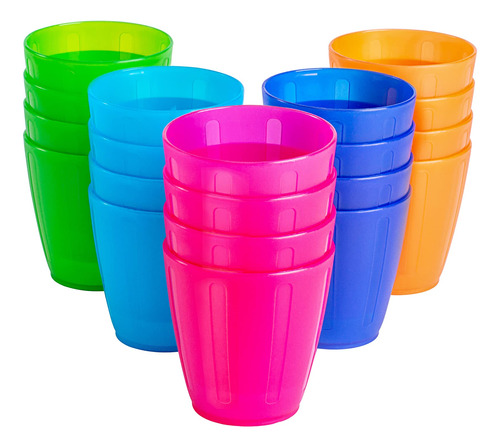 Vasos De 8 Oz Para Niños, Juego De 20 Vasos Reutilizables