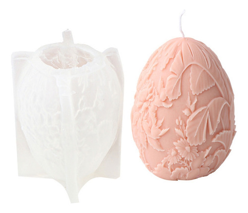 (8 #mold) Molde De Silicona Para Velas Con Forma De Huevo, B