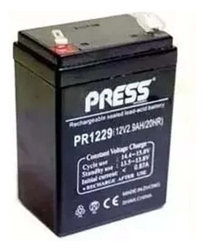 Bateria Gel 12v 2.9a Press