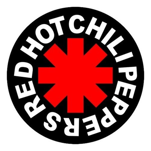 Vinilo Calco Red Hot Chili Pepers Logo Auto Bici Termo