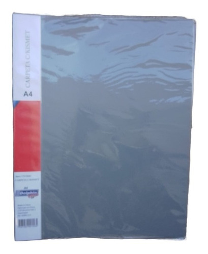 Carpeta Plastica A4 Con Broche Kismet Lateral Lomo 2cm