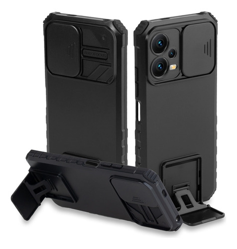 Capa Armor Compatível Com Xiaomi Poco X5 / X5 Pro 5g Preta
