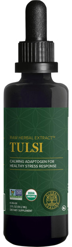 Suplemento Global Healing Organic Tulsi Holy Basil 60 Ml
