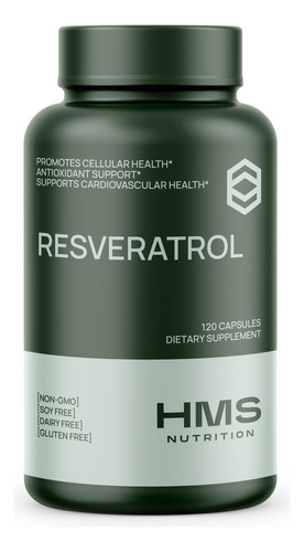 Resveratrol 1400 Mg Antioxidante Antienvejecimiento 120 Cap