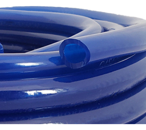Mangueira Para Chacara 3/4 2 Cm Resistente Ao Sol 15 Metros Cor Azul