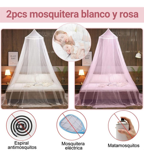 Mosquitero De Camas, Mosquitera De Cúpula Con Malla Fina