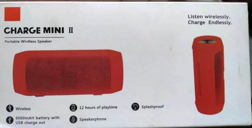 Imagen 3 de 10 de Parlante Portatil Bluetooth Charge Mini Ii