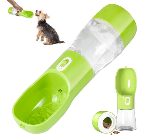 Botella De Agua Y Comida Para Mascota Portable Casaliving 