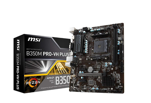 Motherboard Msi B350 Pro-vh Plus Am4 Ddr4 Atx Usb 3 