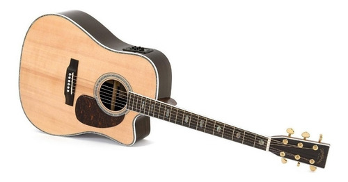 Guitarra Electroacústica Sigma Tools Standard DRC-41E para diestros natural palo de rosa