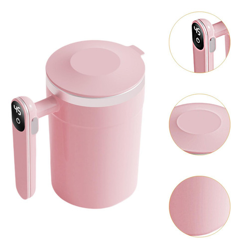 Caneca De Café Com Agitação Automática, Copo De Rosa