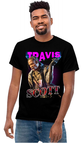 Playeras Raperos Travis Scott Diseño 25 Gpo Musicales Beloma