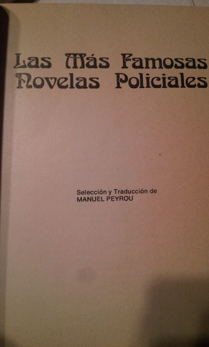 Las Más Famosas Novelas Policiales - Codex - 1975