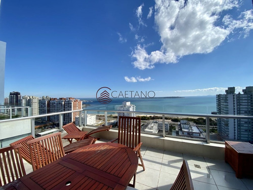 Imagen 25 de 29 de Departamento Penthouse Con Hermosa Vista Al Mar - Punta Del Este Mansa