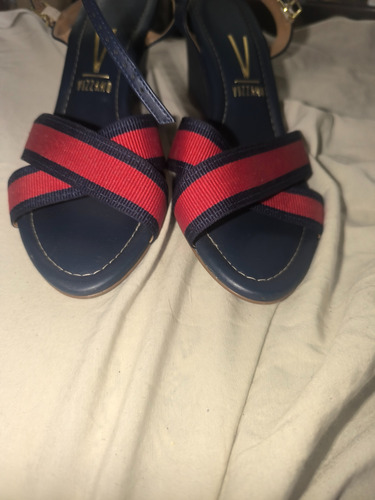 Zapato Vizzano Azul Y Rojo 39