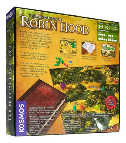 Juego De Mesa Las Aventuras De Robin Hood | Kosmos | 2-4