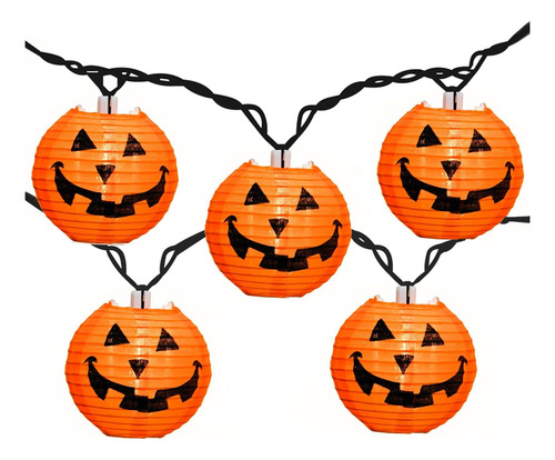 Luces De Cuerda De Linterna De Halloween, Luces De Calabaza