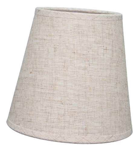 Cubierta De Lámpara De Tela De Yute Hecha A Mano Para