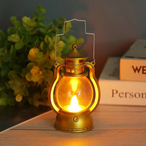 5 Linterna Led Lámpara De Aceite Mesa Porche Bodega Luz