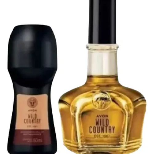 Colonia Wild Country 100 Ml Con Desodorante En Rollon 50ml
