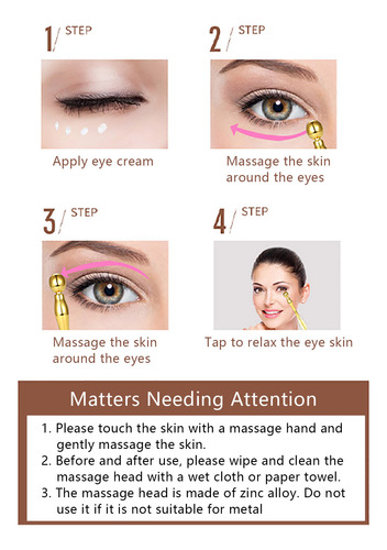 Aplicador De Crema Para Ojos, Varilla Metálica, Espátula, Cr