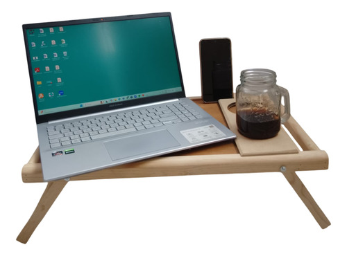 Mesa De Servicio Plegable Cama Laptop Desayunador