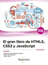 Comprar Libro: El Gran Libro De Html5, Css3 Y Javascript 3ª Edición 