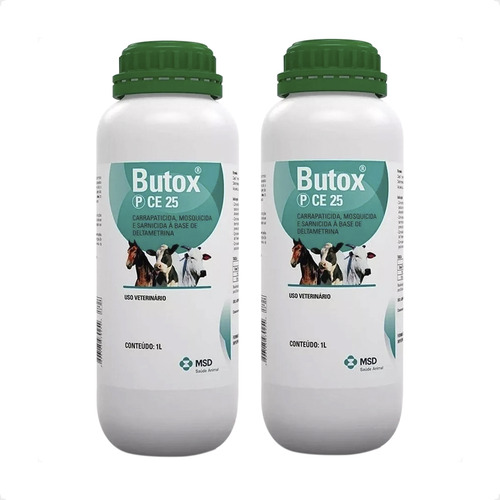 Carrapaticida, mosquicida, 2 Butox P Ce 25 Msd, 1 litro