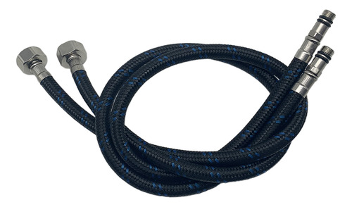 2 Piezas Conector De Grifo Estándar Manguera De Los 80cm