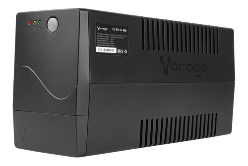 No Break Vorago UPS-400 1000VA/600W Regulador de Voltaje con Batería 6 Tomas con Respaldo Protección OVP/UVP Ideal para PC Routers y Home Office