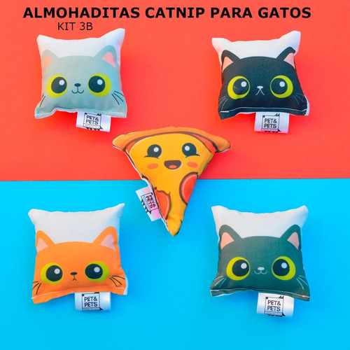 Juguete Para Gatos Catnip Kit X5 Multisensorial Estimulante