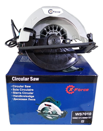Cierra Circular Electrica 7 1/2 + Disco De Corte 24 T