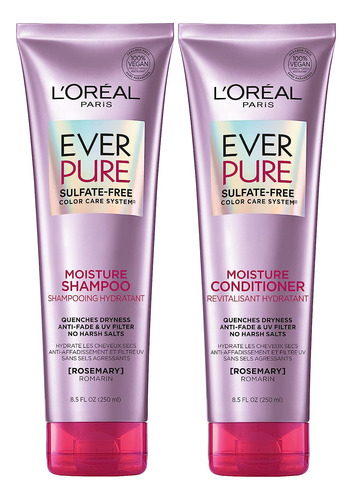 L'oreal Paris Shampoo Y Acondicionador Para Cabello Seco Con