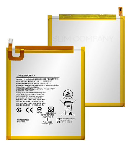 Bateria Pila Para Samsung Tab A 8.0 T290 T295 4980mah