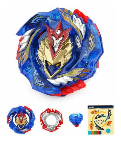 Imagen 5 de 8 de Trompo Beyblade Burst Cho Z Valkyrie + Lanzador De Cuerda