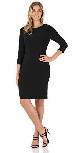 Vestido Recto Clásico Elegante De Rekucci Para Mujer