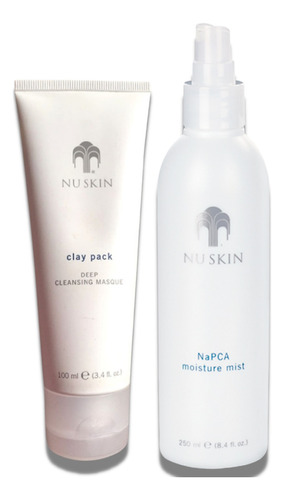 Nu Skin Clay Pack Mascarilla Arcilla + Napca Moisture Mist