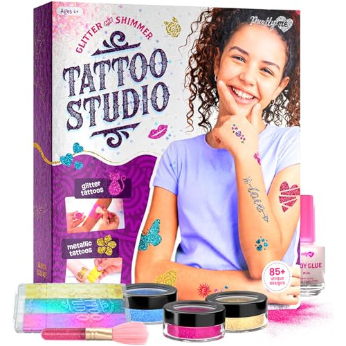 Kit Temporal De Tatuajes Brillantes Niños - Tatuajes F...