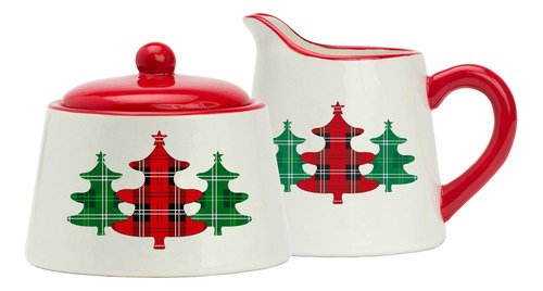 Set De Azúcar Y Crema Para Árbol De Navidad De Amici Home, C