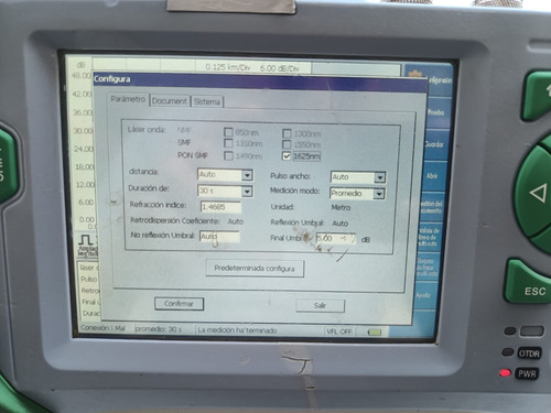 Otdr Monomodo Y Multimodo 1310, 1550 Y 1625 Fibra Viva -exfo (Usado)