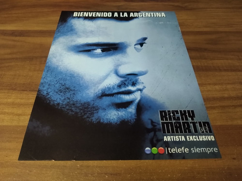 (ph277) Ricky Martin * Publicidad Telefe