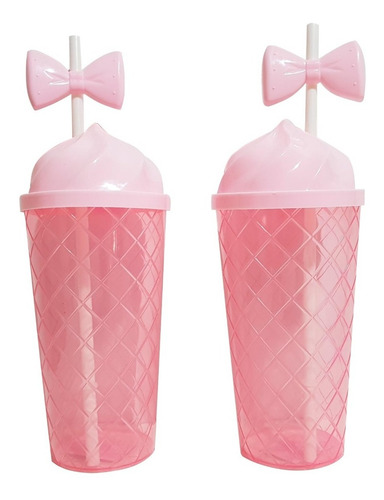 Vasos Plastico Tapa Popote 10 Piezas