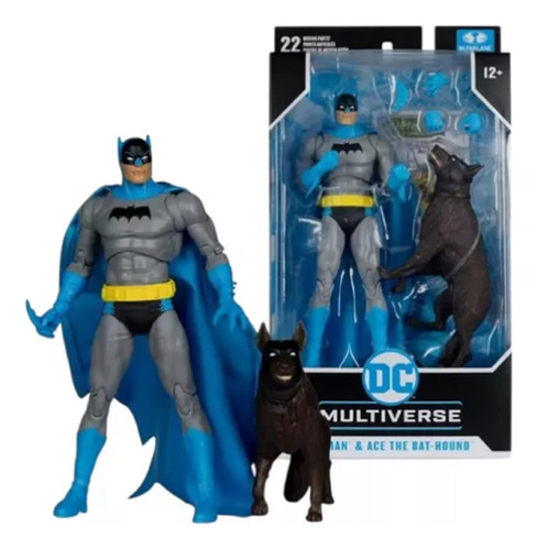 Mcfarlane Silver Age Batman And Ace The Bat-hound