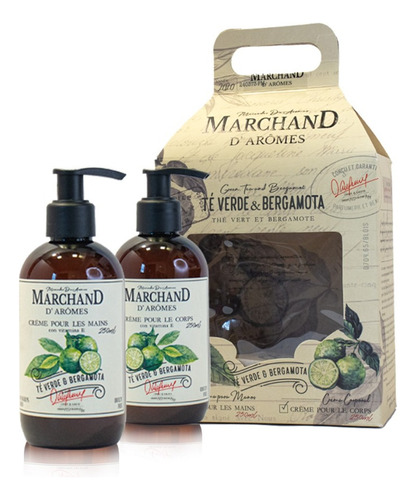 Marchand D`aromes Set Duo Te Verde Y Bergamota 