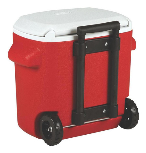 Caixa Térmica Vermelha Com Rodas 15.1 Litros 16qt Coleman
