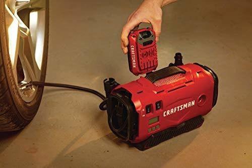 Inflador Craftsman V20, Solo Herramienta (cmce520b), Rojo