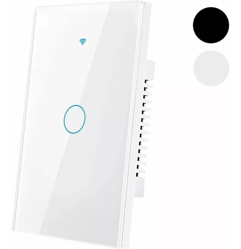 Interruptor Táctil Smart 1 Banda Wifi C/ Neutro 1 Mod Blanco