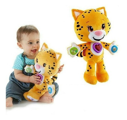 Imagen 3 de 5 de Peluche Tigre Kira Estimulación Bebé Juguete Fisher Price Lb